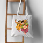 Durga Pujo - Special Edition, 100% Cotton Reusable, and Lightweight Tote