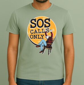 SOS Calls Only – Unisex Graphic T-Shirt, Abol Tabol Collection