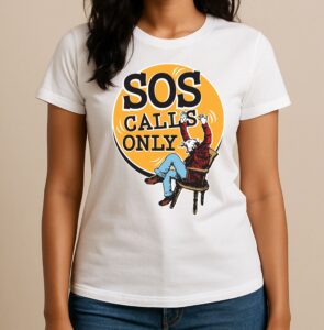 SOS Calls Only – Unisex Graphic T-Shirt, Abol Tabol Collection