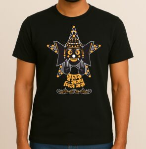 Bhooter Raja Dilo Bor - Fun, 100% Cotton Bengali Printed Graphic T-Shirt for Movie Buffs