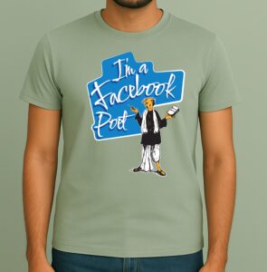 Facebook Poet - Unisex Graphic T-Shirt, Abol Tabol Collection