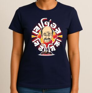Borneo-r Bibhishika - Jatayu Collection, Detective Prakhar Rudro Series, Bengali Printed Graphic T-Shirt