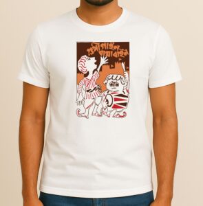 Goopy Gyne Bagha Byne - Bengali Printed Graphic T-Shirt, 100% Cotton, 180 GSM
