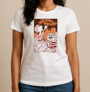 Goopy Gyne Bagha Byne - Bengali Printed Graphic T-Shirt, 100% Cotton, 180 GSM