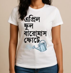April Phul Baromash Phote - Fun T-Shirt for Men & Women, Softest 100% Cotton