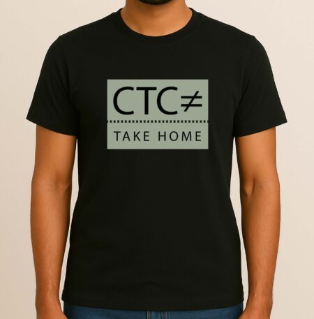 CTC, The Illusion of Income - Round Neck, Unisex, 100% Cotton T-Shirt