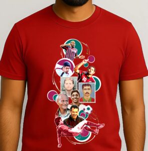 Mohun Bagan Legends T-Shirt, Unisex Design, 100% Cotton, Round Neck