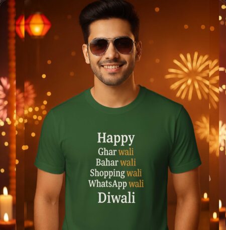 Diwali Dhamaka - Happy Diwali - 100% Cotton Unisex T-Shirt