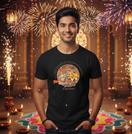 Diwali Special – The Story of Dhanteras – Unisex 100% Cotton T-Shirt