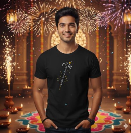 Diwali Dhamaka - Light ka Asli Bulb - 100% Cotton Unisex T-Shirt