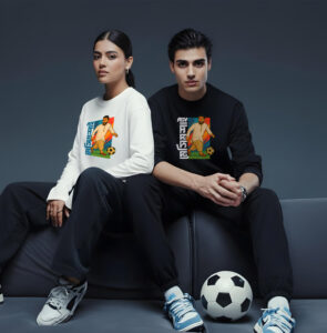 Messi-Moshai - Full-Sleeves Bengali Printed Graphic T-Shirt