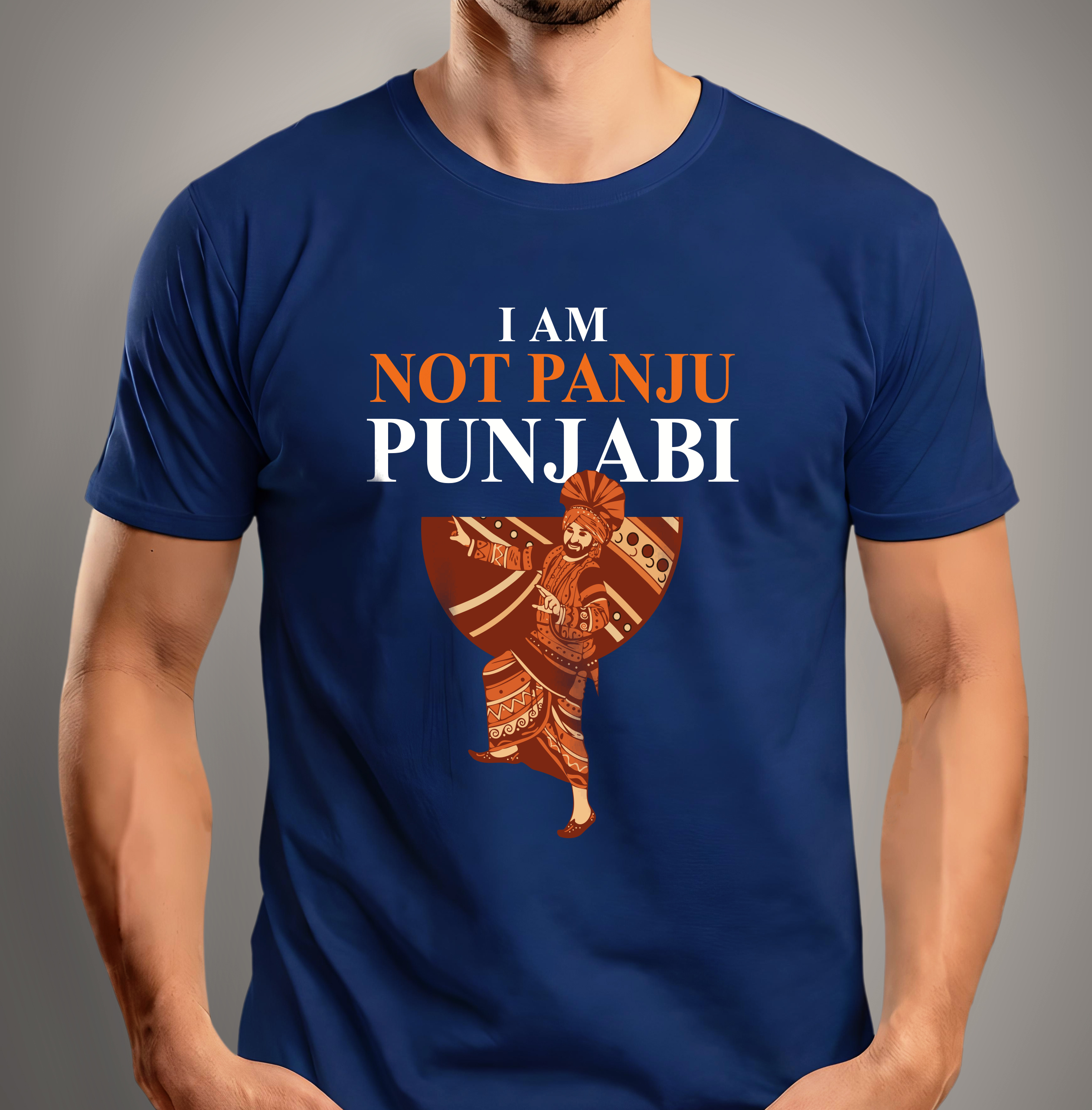Punjabi, Not Panju – 180 GSM, 100% Cotton Unisex T-Shirt