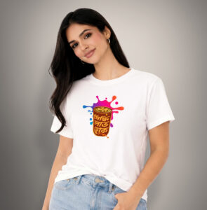 Siddhi Labh Hok - Fun, Printed Round-Neck T-Shirt