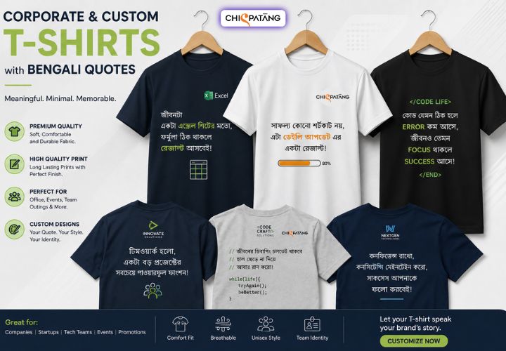 Our collection of corporate t-shirts in India is designed for professionals