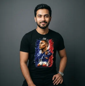 Kylian Mbappé Graphic Printed Unisex T-Shirt for Men & Women