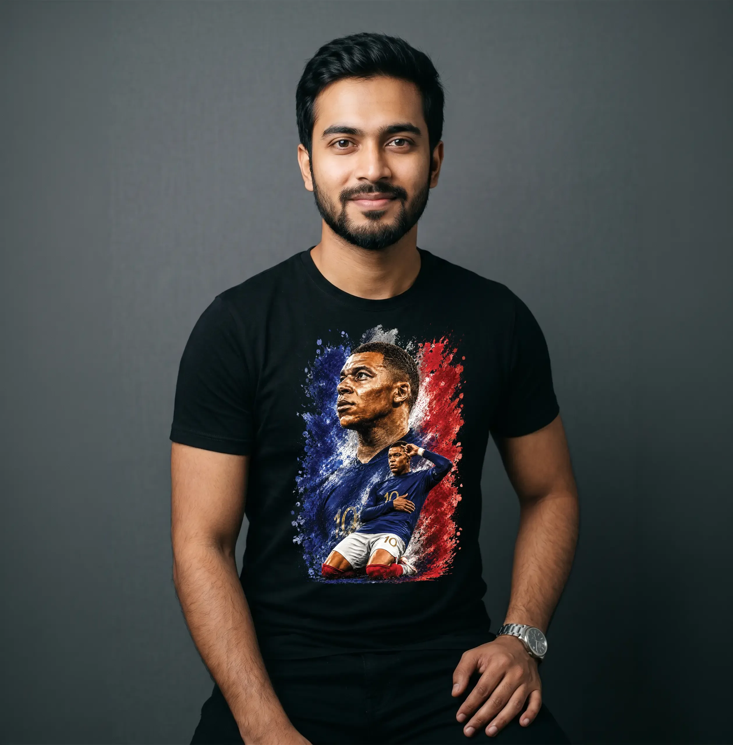 Kylian Mbappé Graphic Printed Unisex T-Shirt for Men & Women
