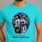 Unisex Adult Tee Vamos Argentina for Game Days, Watch Parties, and Everyday Casual Wear