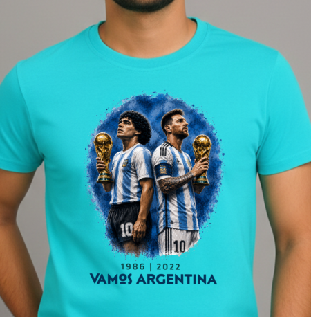 Unisex Adult Tee Vamos Argentina for Game Days, Watch Parties, and Everyday Casual Wear