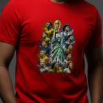 Football World Cup 2026 Graphic Printed T-Shirt, 100% Cotton, Soft and Breathable