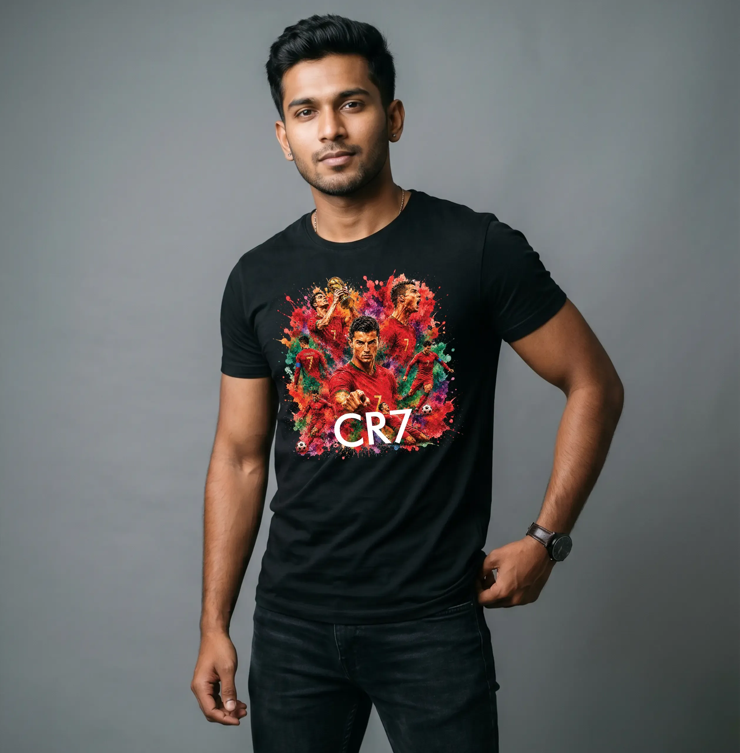 Cristiano Ronaldo Graphic Printed Unisex T-Shirt