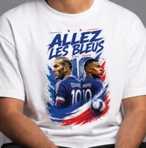 Les Bleus - France FIFA 2026 T-Shirt, Fan Style for Les Bleus Supporters