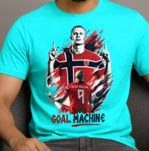 The Last Viking, Erling Haaland, The Gentle Giant T-Shirt, Unisex Design