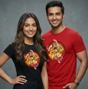 Traditional Durga Puja Dhak Dhunuchi Graphic T-Shirt