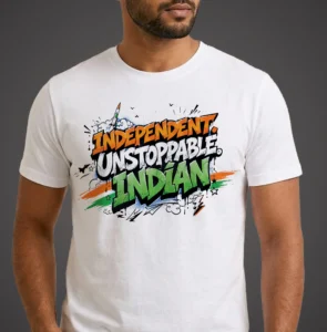 Independent. Unstoppable. Indian. Independence Day, Special-Edition T-Shirt for Women & Men