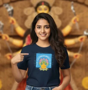 Mongal Ghot - Traditional Bengali Pujo Artwork Unisex T-Shirt