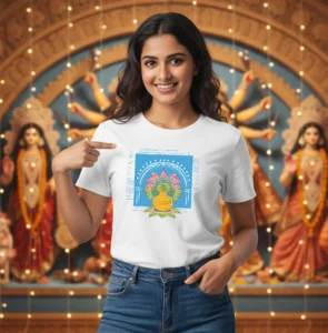 Mongal Ghot - Traditional Bengali Pujo Artwork Unisex T-Shirt