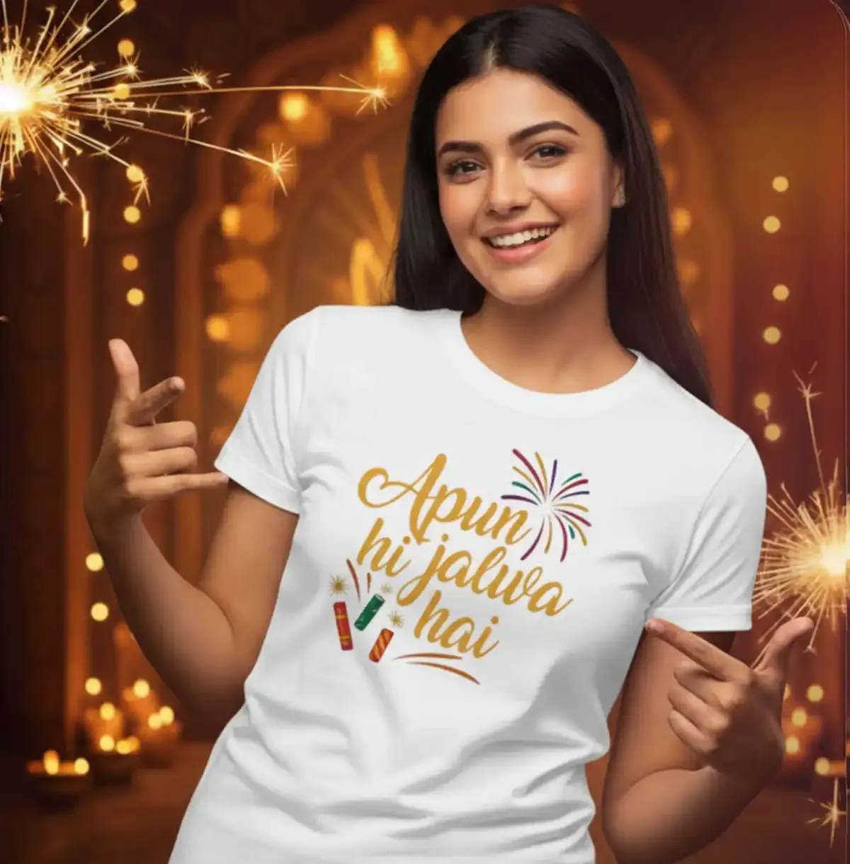 Diwali – Apun Hi Jalwa Hai Unisex T-Shirt