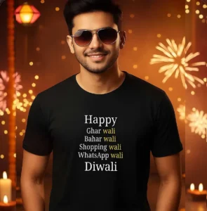 Happy Diwali - 100% Cotton Unisex T-shirt