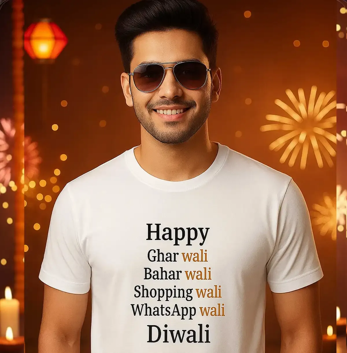 Happy Diwali – 100% Cotton Unisex T-shirt