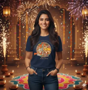 The Story of Dhanteras - 100% Cotton Unisex T-shirt