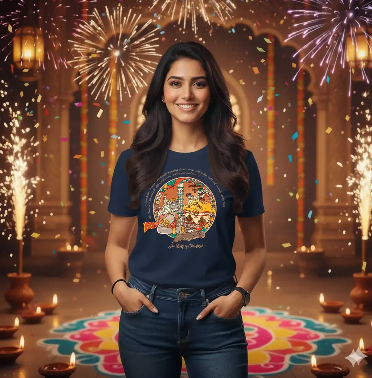 The Story of Dhanteras – 100% Cotton Unisex T-shirt