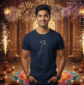Light ka asli Bulb Mein - Diwali Unisex T-shirt